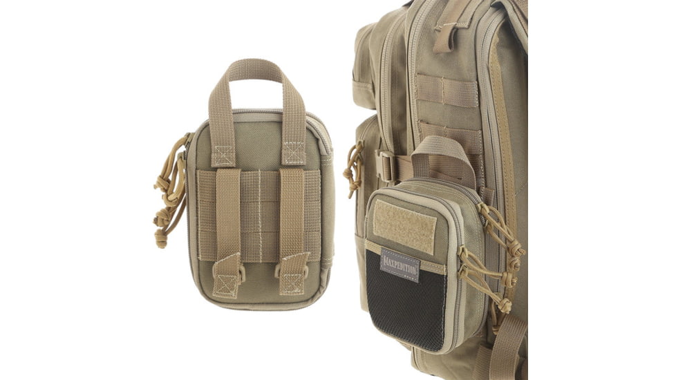 Maxpedition Double-decker Mini Pocket Organizer, Khaki - 0258K