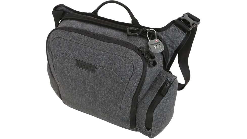Maxpedition Entity Crossbody Bag, Charcoal, Large, 14 L, NTTCBLCH