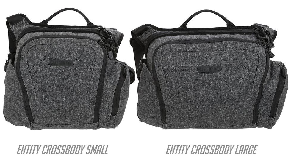 Maxpedition Entity Crossbody Bag, Charcoal, Large, 14 L, NTTCBLCH