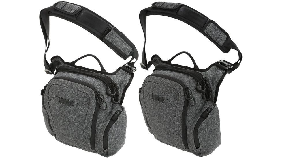 Maxpedition Entity Crossbody Bag, Charcoal, Small, 19 L, NTTCBSCH