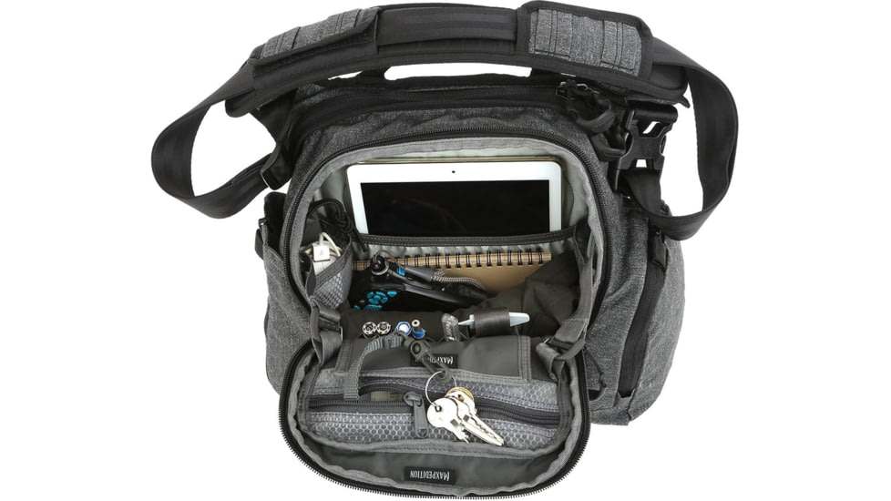 Maxpedition Entity Crossbody Bag, Charcoal, Small, 19 L, NTTCBSCH
