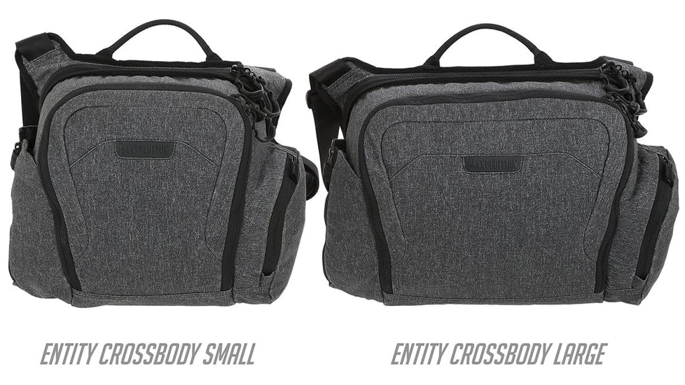 Maxpedition Entity Crossbody Bag, Charcoal, Small, 19 L, NTTCBSCH