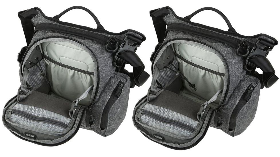 Maxpedition Entity Crossbody Bag, Charcoal, Small, 19 L, NTTCBSCH