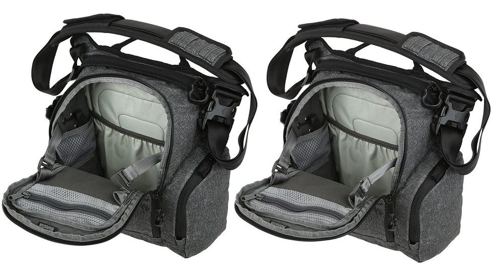 Maxpedition Entity Crossbody Bag, Charcoal, Small, 19 L, NTTCBSCH
