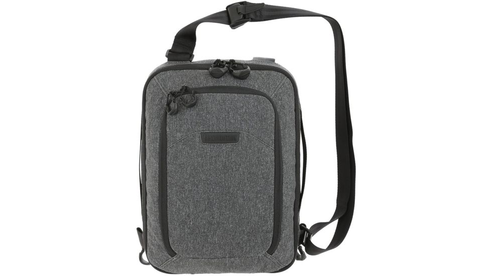 Maxpedition Entity Tech Sling Bag, Charcoal, Large, 10 Liters, NTTSLTLCH