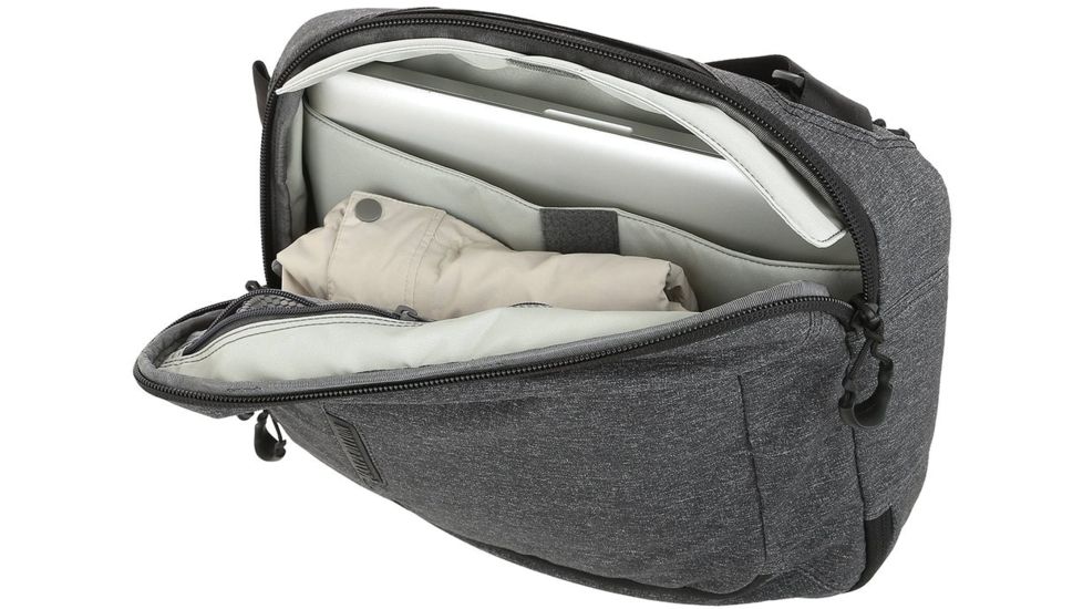 Maxpedition Entity Tech Sling Bag, Charcoal, Large, 10 Liters, NTTSLTLCH