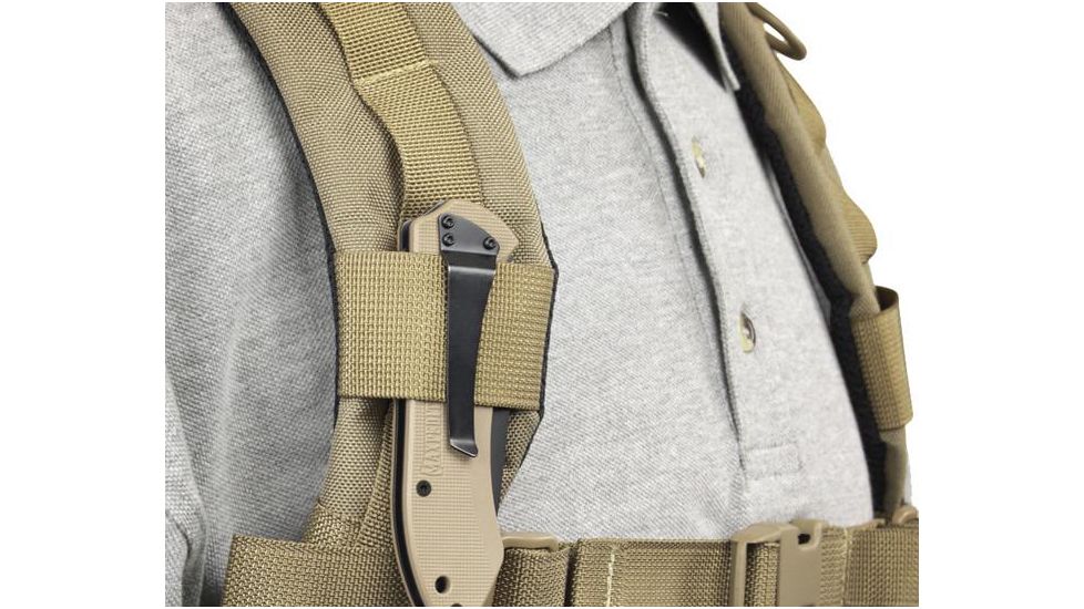 Maxpedition Ferox Folding Knife, Plain Edge, Black Handle, FEROXPB