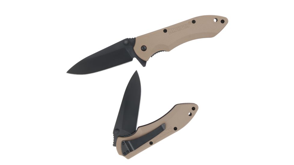 Maxpedition Ferox Folding Knife, Plain Edge, Black Handle, FEROXPB