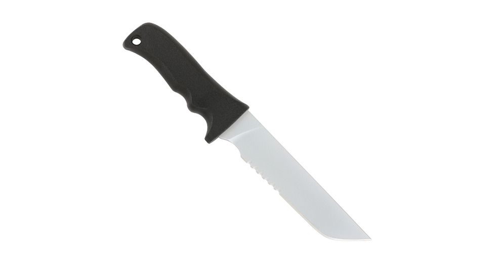 Maxpedition Fixed Blade, Black FRN, Lg Geometric, Combo MXLGEO2