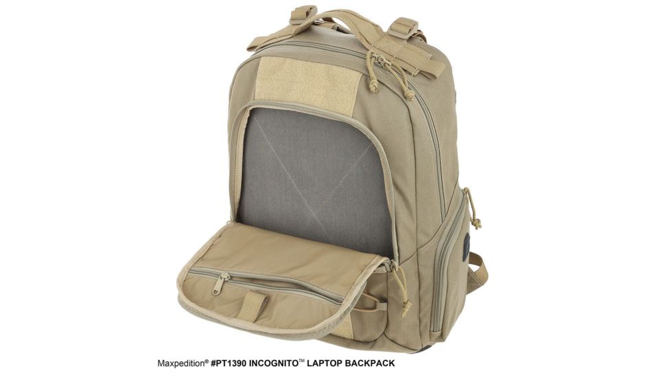 Maxpedition Incognito Laptop Backpack, Khaki - PT1390K