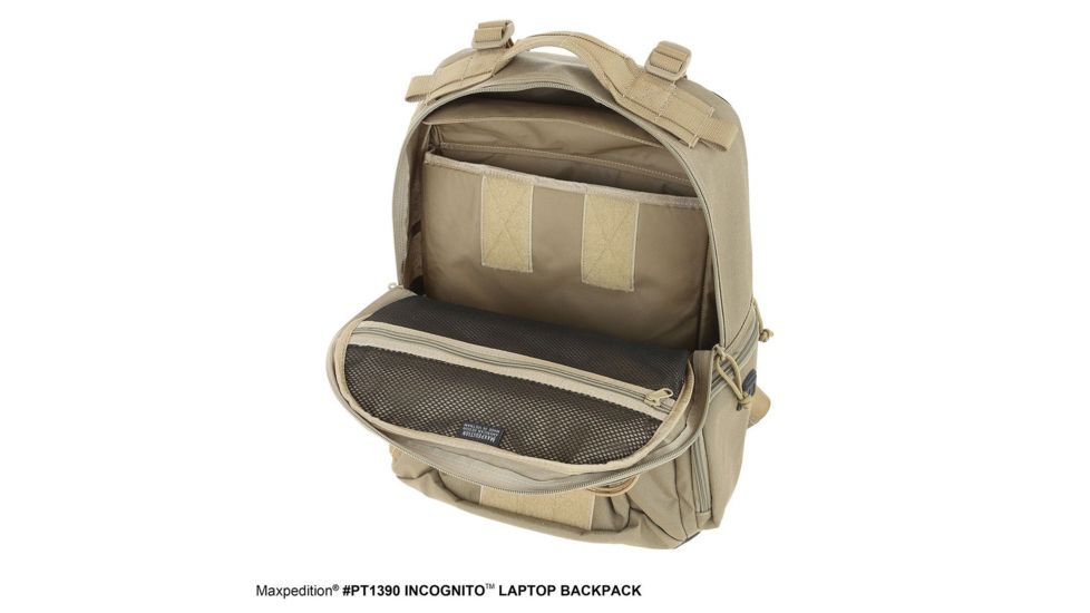 Maxpedition Incognito Laptop Backpack, Khaki - PT1390K