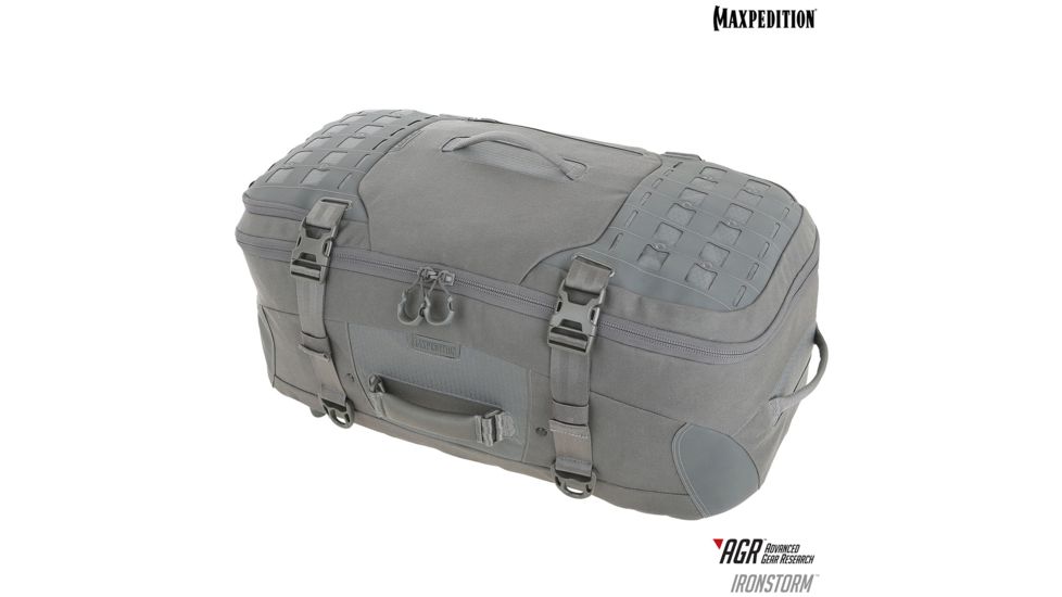 Maxpedition Ironstorm Adventure Travel Bag, Gray RSMGRY