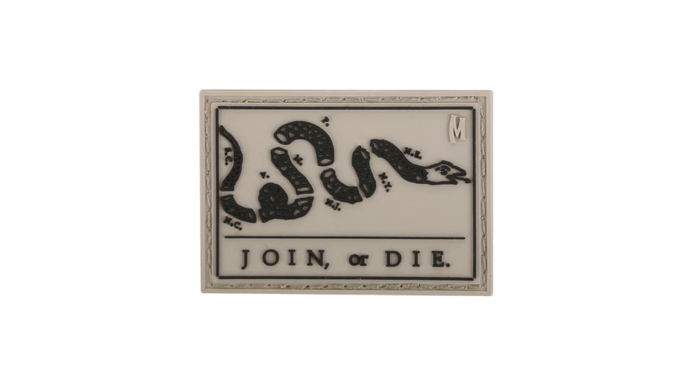 Maxpedition Join or Die 3D Morale Patch, Full Color, 2.25in x 1.5in, JODIC