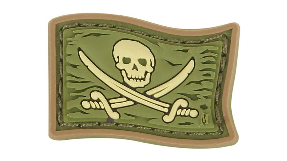 Maxpedition Jolly Roger Micro Patch,1.125x0.75in,Arid MCJRA