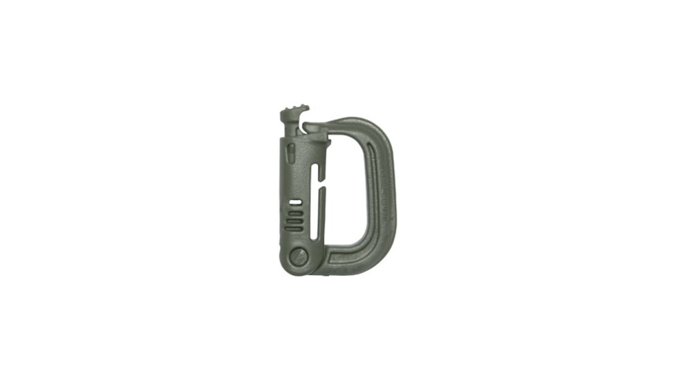 Maxpedition Grimloc Locking D-Ring Carabiner, Dark Gray, One Size, BHQ-58588