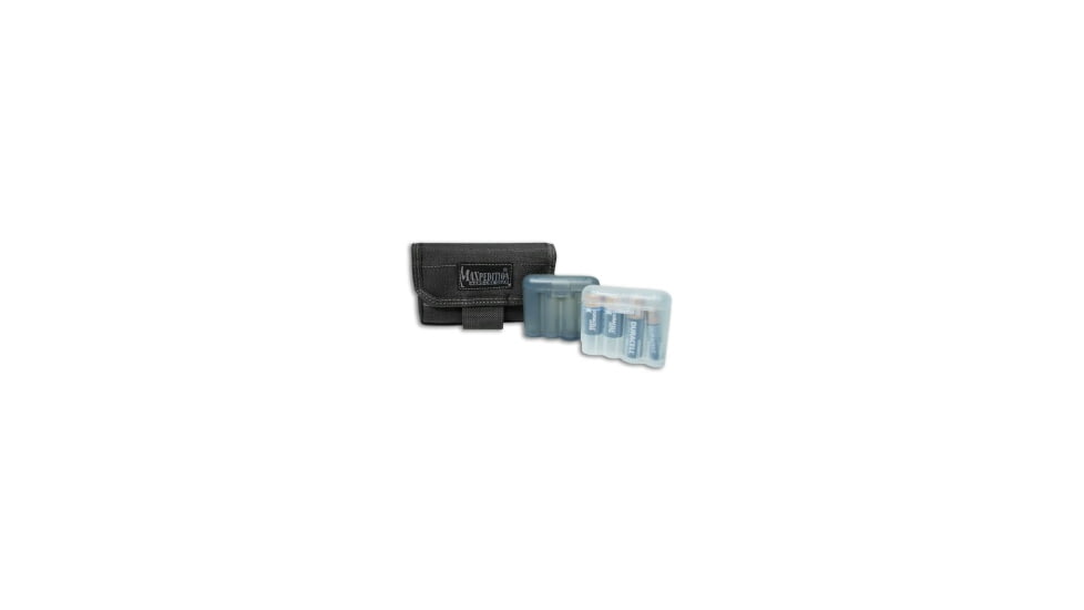 Maxpedition Maxpedition Volta Battery Case Black Pouch Organizer Pocket 1809B, Black, adult, BHQ-21145