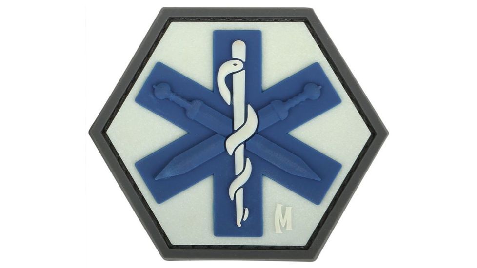 Maxpedition Medic Gladii Morale Patch,2.31x2in,Glow MDGLZ