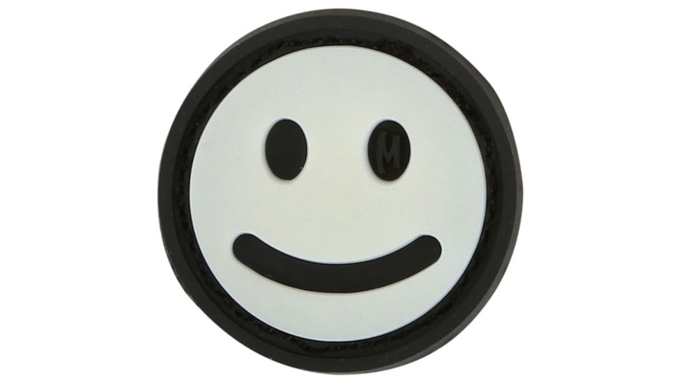 Maxpedition Mini Happy Face Morale Patch,Glow MHAPZ