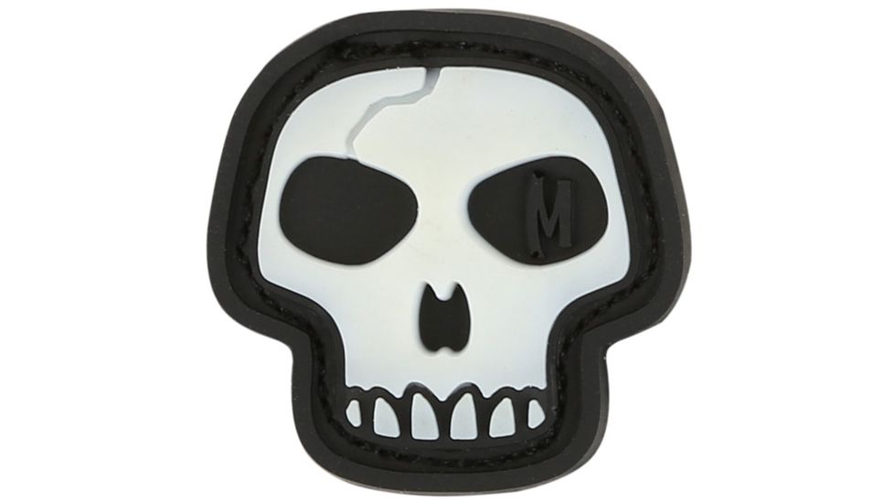 Maxpedition Mini Skull Morale Patch,Glow MSKLZ