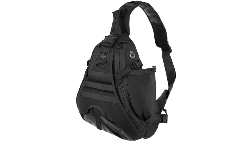 Maxpedition Monsoon S-Type Gearslinger Backpack, Black 0485B