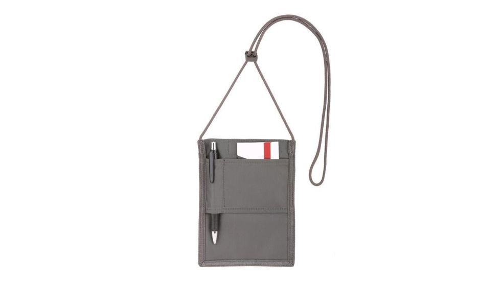 Maxpedition Show Badge Holder,Ballistic Nylon Fabric w/Extra Large Vinyl ID window, Gray SBHGRY