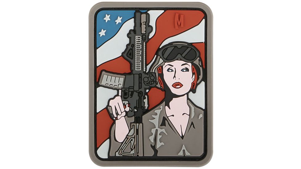 Maxpedition Soldier Girl Morale Patch,Arid SDGLA