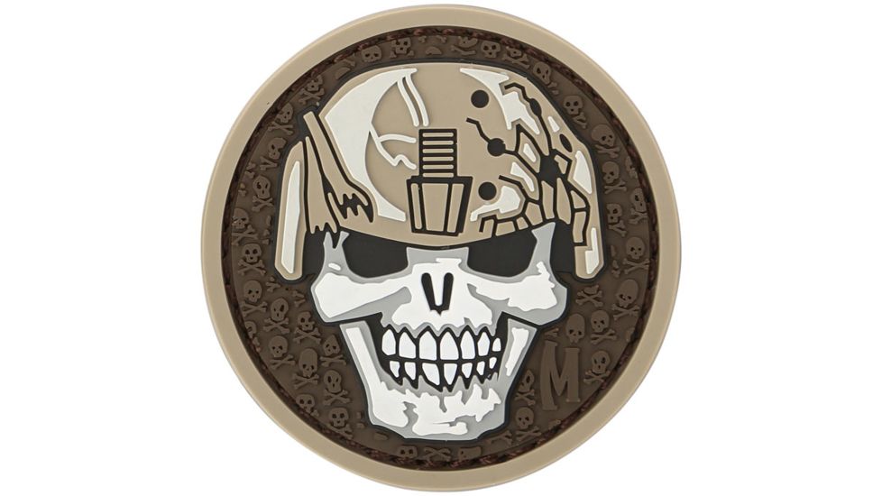 Maxpedition Soldier Skull Morale Patch,Arid SLDKA