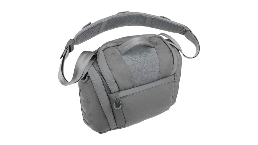 Maxpedition Solstice Camera Shoulder Bag, w/Zipper Flaps for Additional Water/Rain Protection, 13.5 L, Gray STCGRY