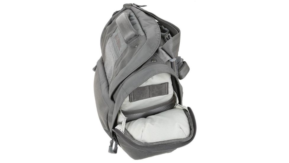 Maxpedition Solstice Camera Shoulder Bag, w/Zipper Flaps for Additional Water/Rain Protection, 13.5 L, Gray STCGRY