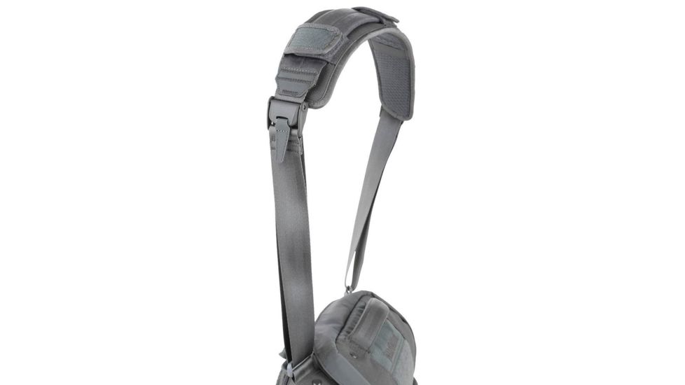 Maxpedition Solstice Camera Shoulder Bag, w/Zipper Flaps for Additional Water/Rain Protection, 13.5 L, Gray STCGRY
