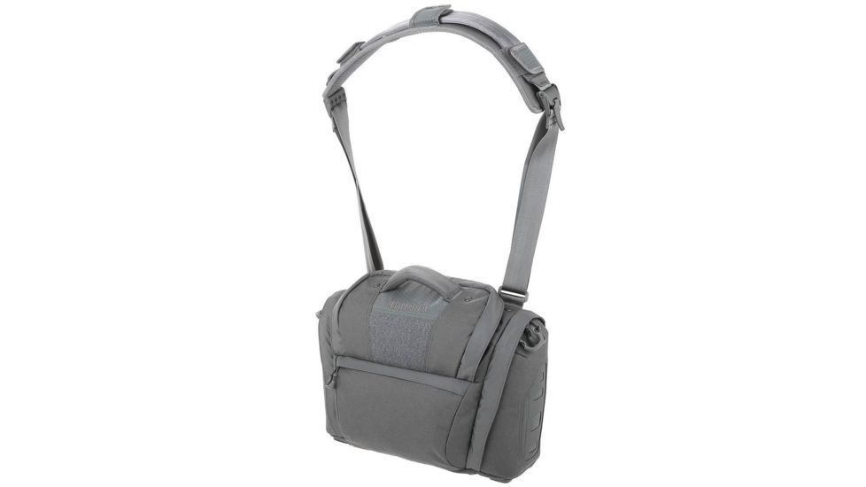 Maxpedition Solstice Camera Shoulder Bag, w/Zipper Flaps for Additional Water/Rain Protection, 13.5 L, Gray STCGRY