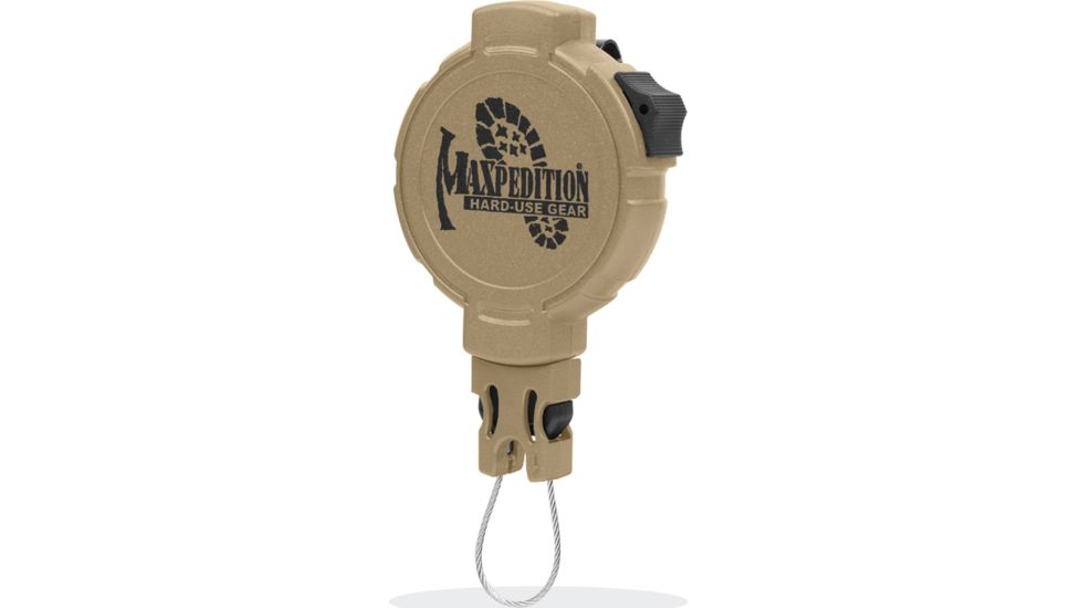 Maxpedition Tactical Gear Retractor Large Clip, Khaki RL3K