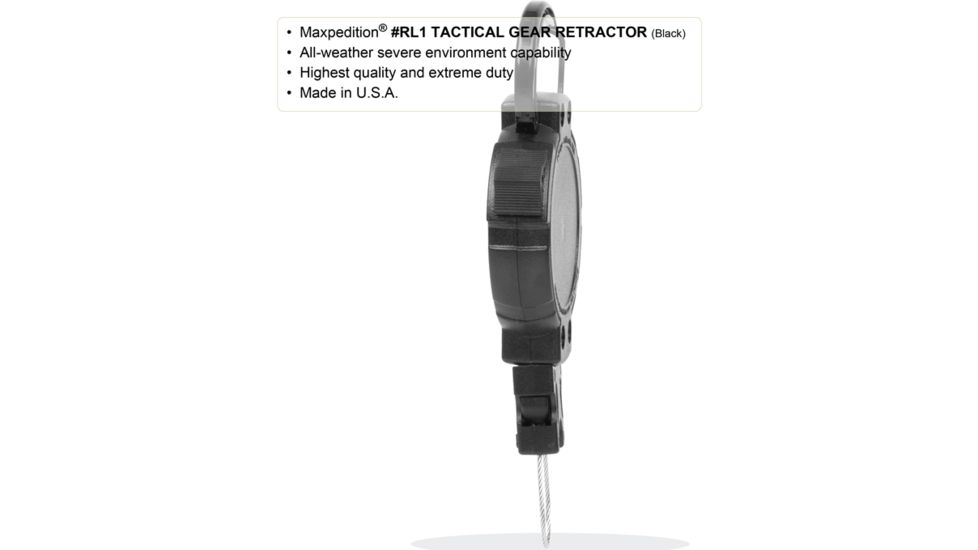 Maxpedition Tactical Gear Retractor Snap Ring, Khaki, Large RL1K