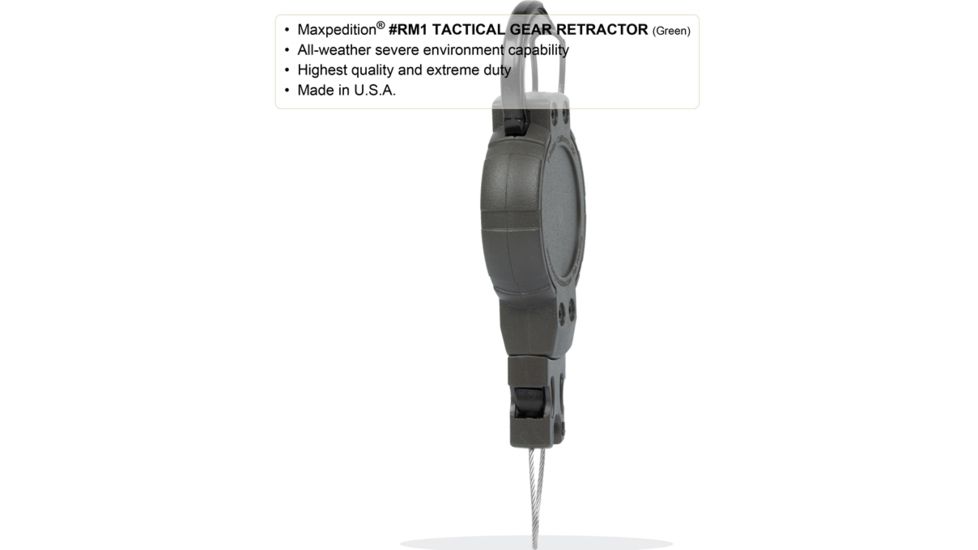 Maxpedition Tactical Gear Retractor Snap Ring, Khaki, Medium RM1K