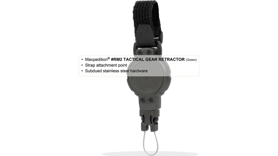 Maxpedition Tactical Gear Retractor Strap, Khaki, Medium RM2K