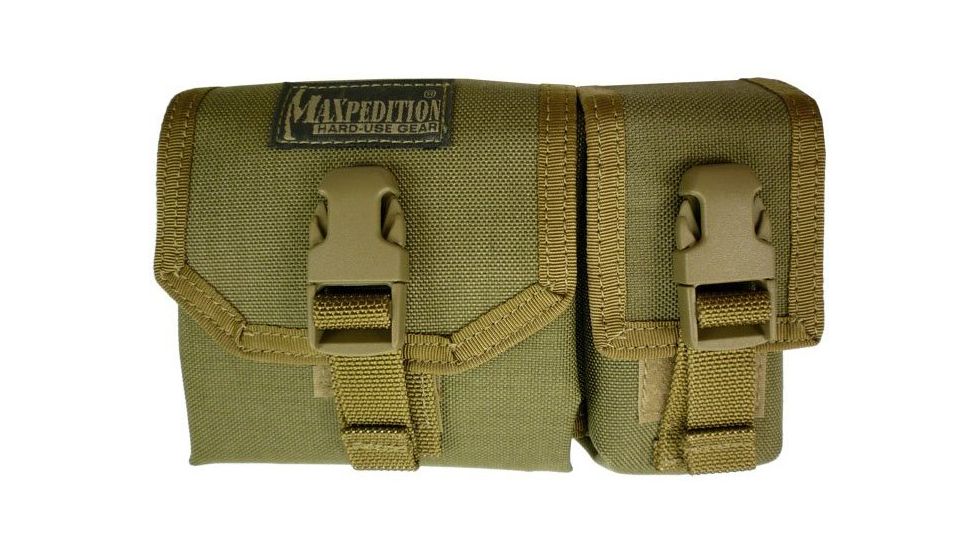 Maxpedition Tear Away Waterproof Map Case with GPS/Compass/Strobe Pouch - Khaki 0251K