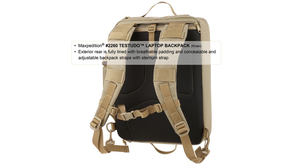 Maxpedition Testudo Laptop Case, Khaki 2260K