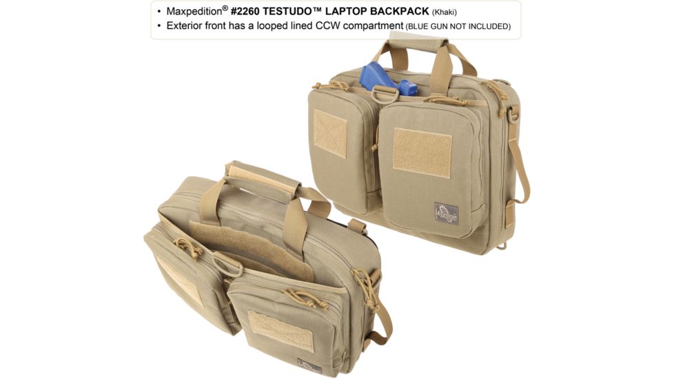 Maxpedition Testudo Laptop Case, Khaki 2260K