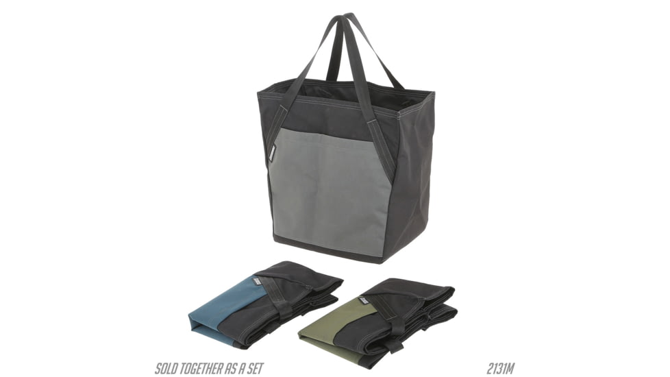 Maxpedition Trifecta 3in1 Tote Set, Wolf Gray/Green/Dark Blue/Black, 2131M