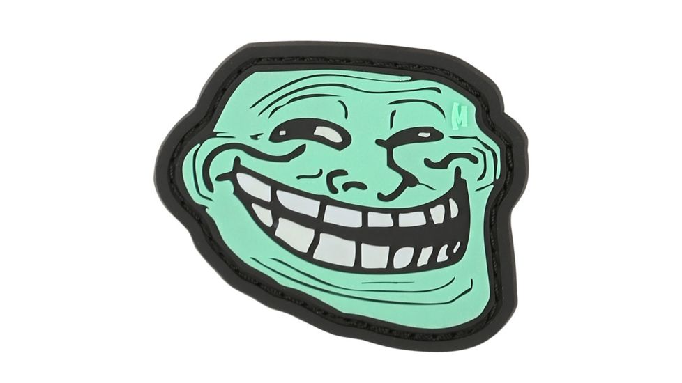 Maxpedition Troll Face Morale Patch,Glow TRLFZ