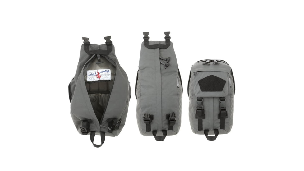 Maxpedition TT12 Convertible Backpack, Wolf Gray, 5.5in x 7in x 12in, PREPTT12W