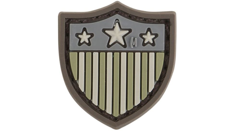 Maxpedition USA Shield Micro Patch,0.8x0.9in,Arid USSDA