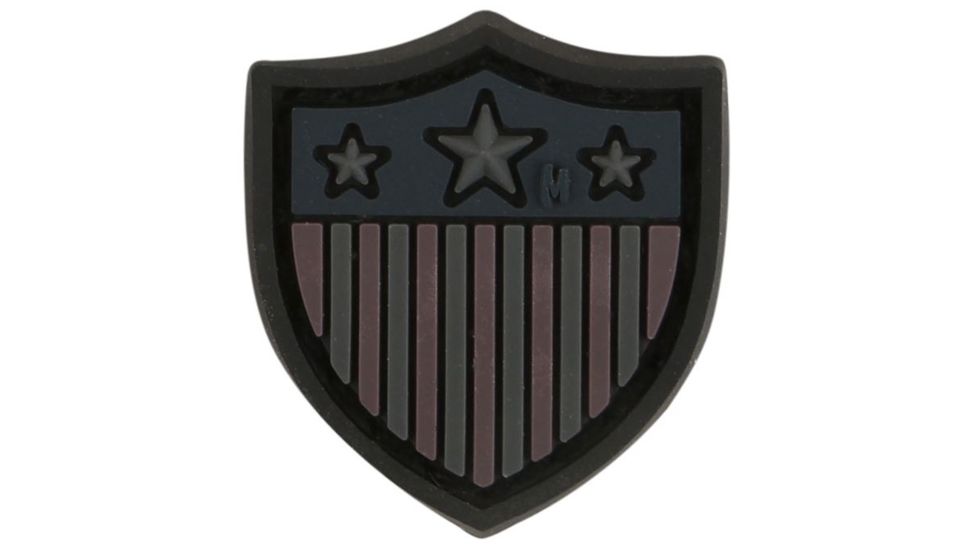 Maxpedition USA Shield Micro Patch,0.8x0.9in,Stealth USSDX