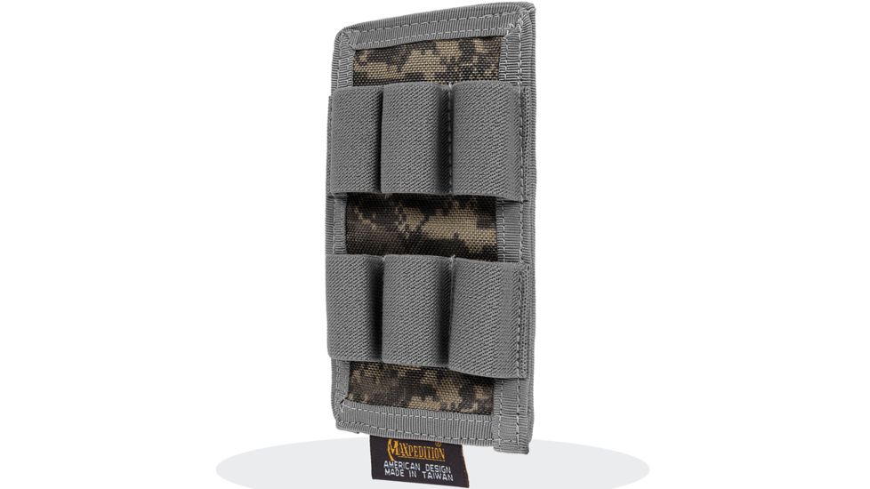 Maxpedition Vertical Shotgun 6 Round Panel - Digital Foliage Camo 1508DFC