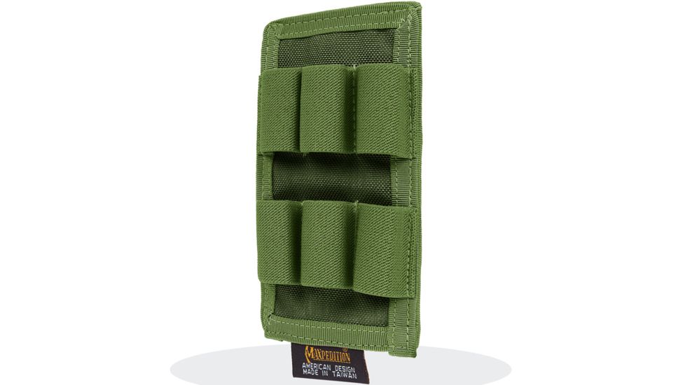 Maxpedition Vertical Shotgun 6 Round Panel - OD Green 1508G