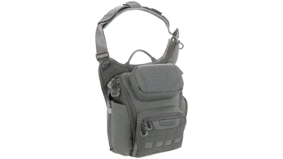 Maxpedition Wolfspur V2.0 Crossbody Shoulder Bag, Gray - WLF2GRY