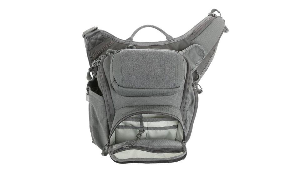 Maxpedition Wolfspur V2.0 Crossbody Shoulder Bag, Gray - WLF2GRY