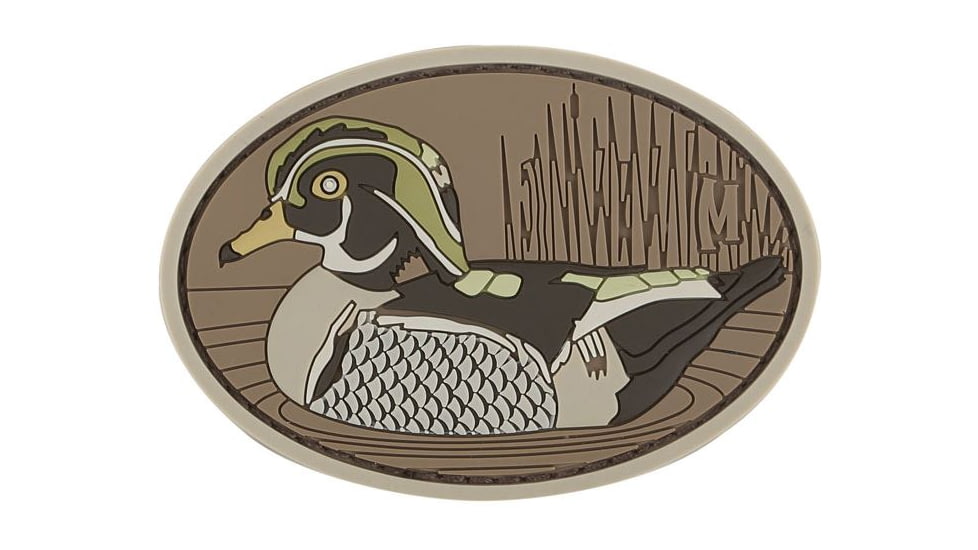 Maxpedition Wood Duck Morale Patch,2.85x2in,Arid DUCKA