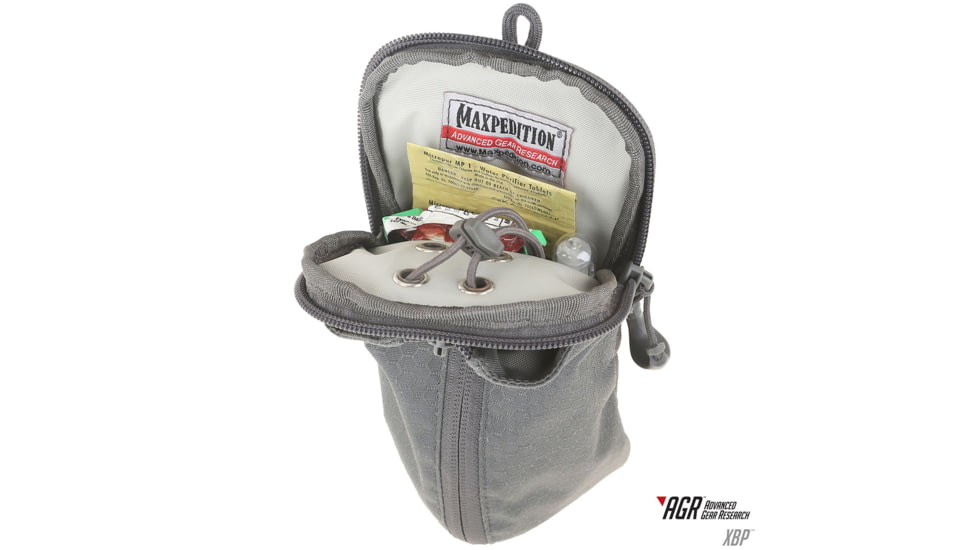 Maxpedition XBP Expandable Bottle Pouch, Gray, XBPGRY