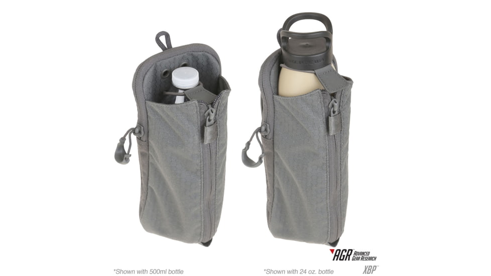 Maxpedition XBP Expandable Bottle Pouch, Gray, XBPGRY